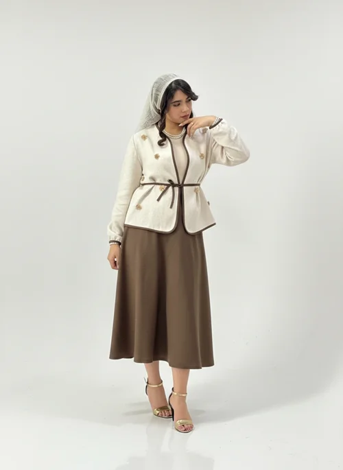 کت و دامن زنانه مجلسی سایز ۳۸ تا ۴۸